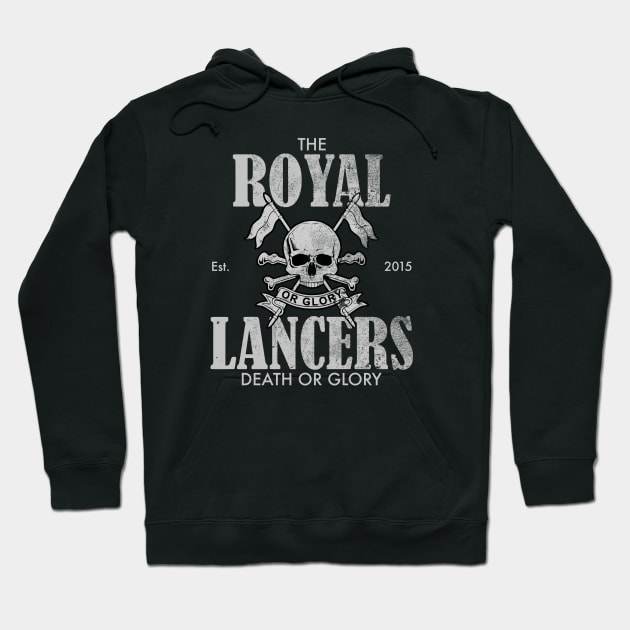 Royal Lancers (distressed) Hoodie by TCP